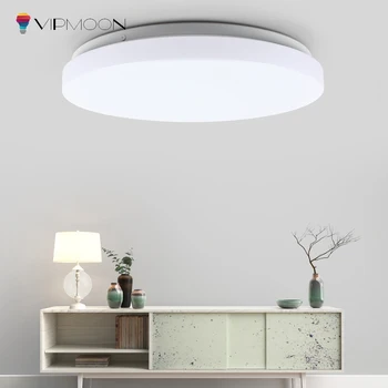 VIPMOON Ultra-tenký LED Stropné Svietidlá Moderný Panel Svetlá Vysoký prenos svetla Ceil Luster Pre Obývacia Izba 12W 18W 24W
