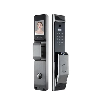 Home Security Digital Karta Biometrický snímač Odtlačkov HD Heslo Tuya Wifi Aplikácie Smart Fotoaparát Dverí Zamky