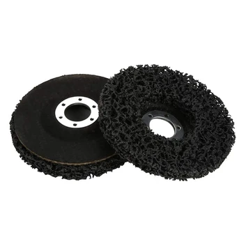 10PCS 125 mm Black Poly Pásy Koleso Disk, Odlupovanie Materiál/Farba/Hrdza Nástroj pre Odstránenie Povrchovej úprave Čisté