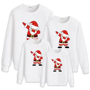 Rodina Vianočné Svetre Mama a Dcéra Zodpovedajúce Oblečenie Bavlnené Pyžamá Rodinu Vianočné Pyžamo Zodpovedajúce Oblečenie Vianoce Pijama