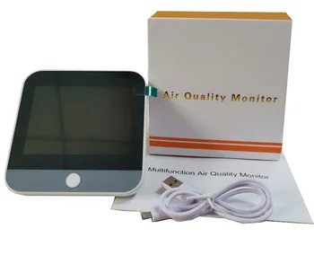 5 In 1 Multifunkčné Kvality Ovzdušia Detektor PM2.5 HCHO TVOC Formaldehyd Monitor LCD Displej Domov Teplota Vlhkosť Tester