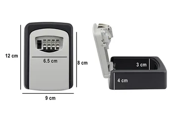 Trezor Bezpečnostný Secret Stash Key Box Zámok Skryté Hotovosti Peniaze Bezpečnosti Skryť Úložné Skrinky Bezpečné Prenosný Mini Malé Sejfy pre Domáce