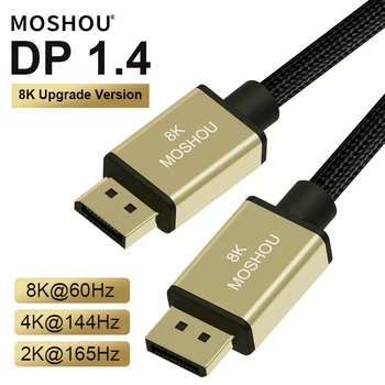 DisplayPort 1.4 Kábel 4K 8K HDR 60Hz 144Hz 165Hz Display Port Adaptéra Pre RTX3080 Video, PC, Notebook, TV DP 1.4 Mini DP na DP Kábel