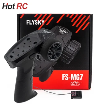 FLYSKY Fly Neba FS-MG7 FSMG7 2.4 G 7CH ANT Protokol Diaľkové ovládanie Vysielača S FS-R7D R7D Prijímač Pre RC Auta, Lode