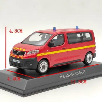 Norev 1/43 P~~geot Expert 2016 Pompiers Hasičov Minibus Diecast modely Áut