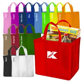500pcs/veľa Vlastné Personalizované Vaše Logo Vytlačené Nakupovanie Tote Bag Wholesales Propagačné Opakovane s potravinami Taška pre Nový Obchod