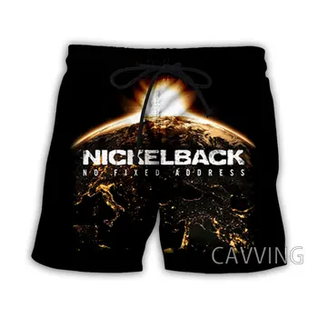 Nové Módne Žien/Mužov 3D Tlač Kapely Nickelback Letné Beach Šortky Streetwear Mužov Rýchle Suché Dovolenku Bežné Šortky J01