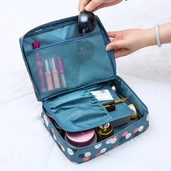 Ženy Cestovanie Organizátor Magic Puzdro Kozmetická Taška Organizátor Lenivý Make-Up Taška Prípadoch Skladovanie Taška Kit Box Nástroje Toaletná Krásy Prípade