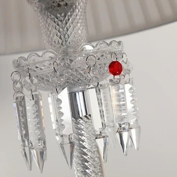 Nordic Crystal Stolná Lampa Americká Domáce Dekorácie Spálňa Posteli Stolná Lampa Tvorivé Obývacia Izba Dekoratívne Svadobný Stôl Lampa